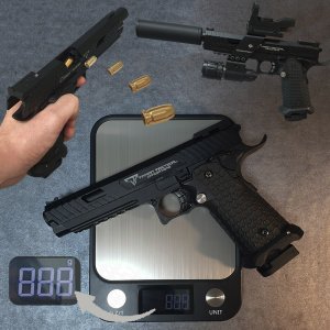 풀메탈 TTI 2011 존윅4 권총 무기 컴뱃마스터 탄피배출 존윅총 수정탄너프건 리볼버 글록