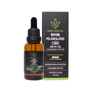 파이토 미국산 초임계 햄프 씨드 CBD OIL 100% 30ml 대마 씨 종자유 시드 오일