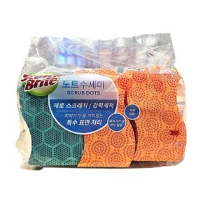 3M 스카치브라이트 다용도 도트 수세미 12개 세트 코스트코