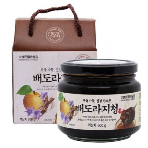 배도라지청 600g 국내산 수제 배도라지청 음식 즙
