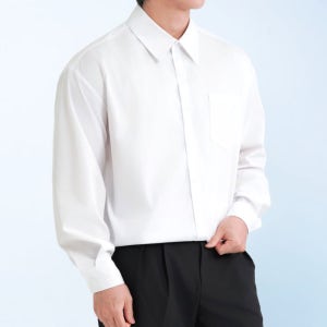 디바라 자동넣입 페이크 드랍 긴팔 셔츠