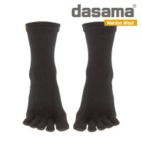 dasama 메리노울 울 라이너 크루 발가락 양말 속건성 런닝 등산 마라톤 골프