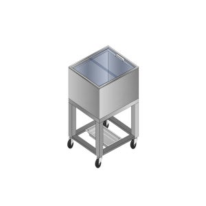 이동식 아이스빈 소형 DHI-SM / 카페 제빙기 얼음보관통 보냉박스