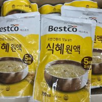 대상 식혜 원액 베이스 수정과 희석액 790ml 전통음료 전통 카페 찻집 식당 후식 음료수