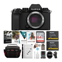 fujifilm x-s10 미러리스 디지털 카메라(본체만)와 필수 액세서리 번들(5개 항목)