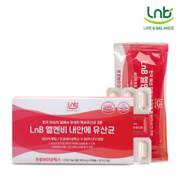 여성의질에서유래한특허유산균 내안에유산균30캡슐 목화씨 치커리 <b>엽산</b> 셀레늄 프락토올리고당