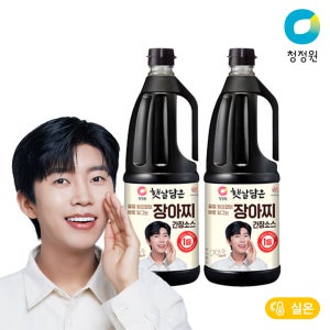 청정원 장아찌 간장소스 1.7L, 2개