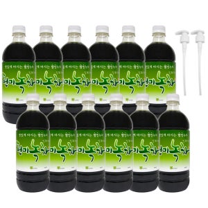 12병 홍치마 대용량 현미녹차 진한 고농축 원액 액상 말차 엑기스 950ml 다홍치마