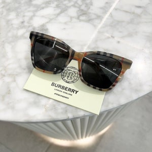 버버리 빈티지체크 캣츠아이 선글라스 b 4346-f