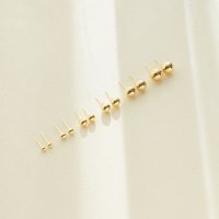 14k 볼 귀걸이 3mm 4mm 5mm 6mm 볼이어링