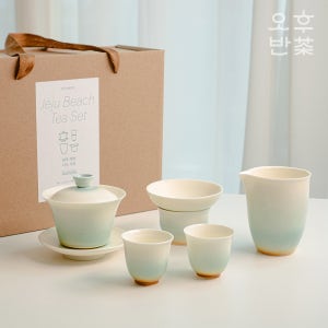 제주 해변 다도세트 개완 찻잔 공도배 찻잔