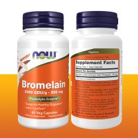 나우푸드 브로멜라인 500mg 60캡슐 파인애플효소 Bromelain