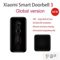 아파트인터폰 xiaomi 스마트 초인종 3 글로벌 버전 카메라 180° 시야 62