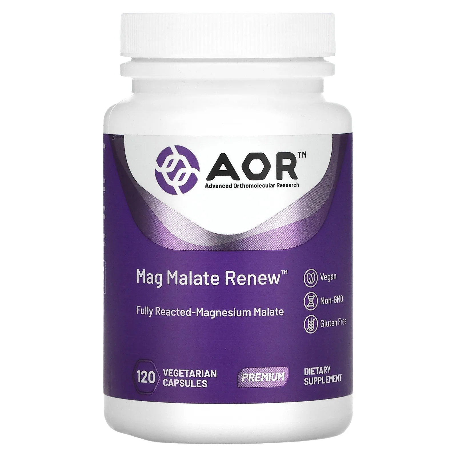 <b>AOR 마그네슘</b> Mag Malate Renew 120베지캡슐