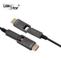 랜스타 4k HDMI 10m 광 AOC 케이블 배관공사 분리형 LS-H20AOC10