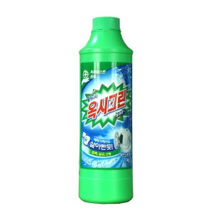 옥시크린 표백제 1kg 용기 12개 찌든때 세탁세제 세탁보조제 흰옷 색깔옷빨래