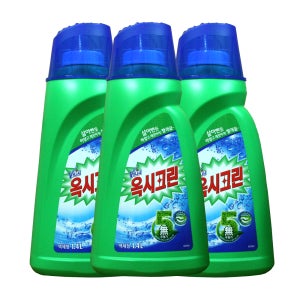 옥시크린 표백제 1.4L 리퀴드 3개 찌든때 세탁세제 흰옷빨래세탁