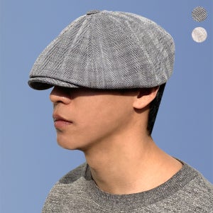 62cm 빅사이즈 헤링본 뉴스보이캡 빵모자 대두 남자 여자 베레모 여름