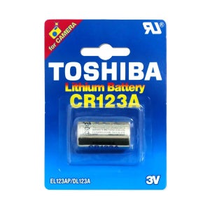 도시바 리튬전지 카메라용 CR123A GU