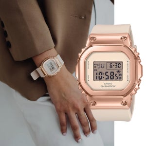 백화점AS가능 지샥 GM-S5600PG-4DR 베이비지 ITZY 착용 지코스모 제품