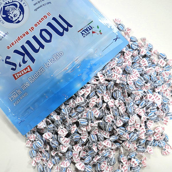 몽스 아이스버그 허브 캔디 목캔디 500g