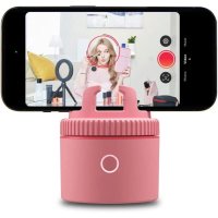 피보 팟 라이트 360° 오토트래킹 스마트폰 삼각대 틱톡 쇼츠 릴스 촬영 핑크