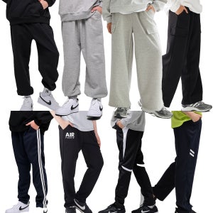점프키즈 주니어 데일리 조거팬츠 남아바지 카고 와이드 트레이닝 팬츠 초등학생 중학생 체육복