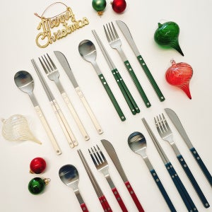 보겐 쌍띠에 커트러리 수저세트 양식기 세트 고급 한식 숟가락 젓가락 디너 포크 나이프