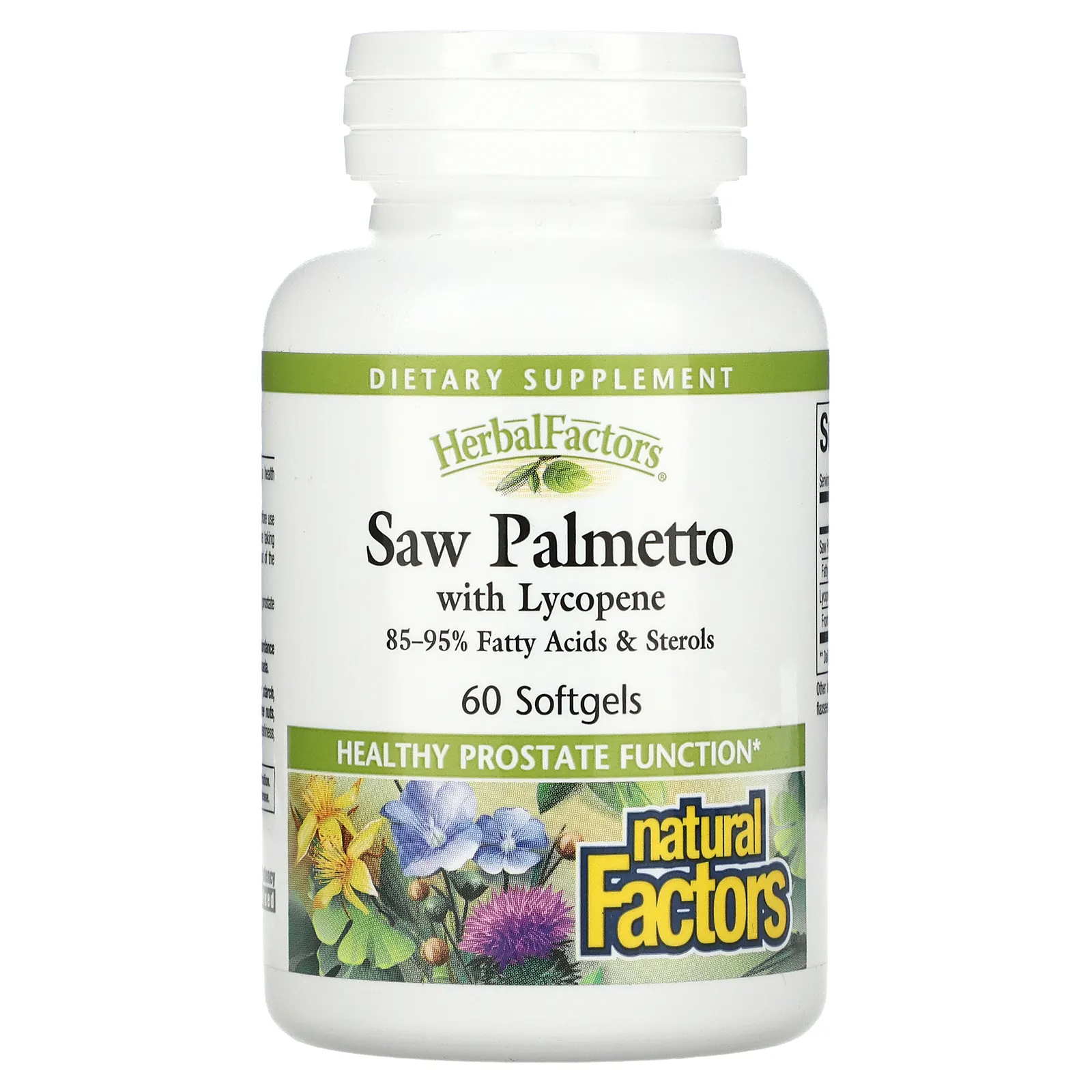 네추럴팩터스 쏘팔메토 <b>Saw Palmetto</b> Lycopene 60소프트젤