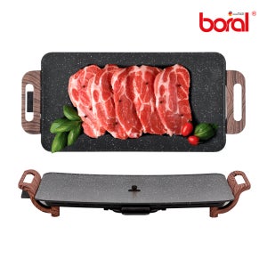 보랄 웨이브 마블 코팅 전기 그릴 BR-WJ2000GR