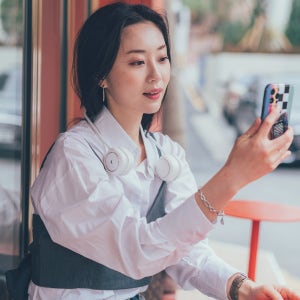 홈마블 롤업 넥밴드 휴대용 선풍기 HNF3010