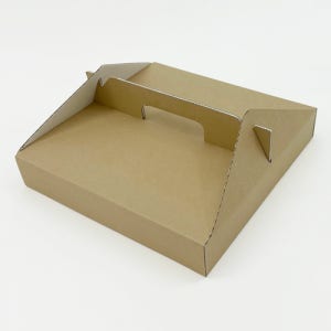 무지손잡이 크라프트피자박스 13호 34.5 x 34.5 x 4.5cm 13인치 100매