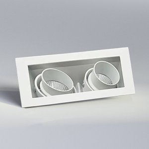 황제라이팅 LED 160x90mm 사각 멀티 2구 다운라이트 매립등 매입등 EL4412