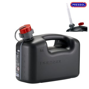 PRESSOL 연료통 GRAY 5L (주입호스내장/게이지창) 석유통 기름통 휘발유통 말통