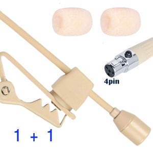송신기용 클립 살색 핀 4p SHURE JTS 무선 마이크 2개 sm724
