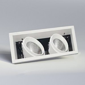 황제라이팅 LED 190x90mm 사각 멀티 2구 다운라이트 매립등 매입등 EL4432