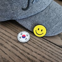 이쁜 스마일볼마커 볼마크 태극볼마커 골프용품