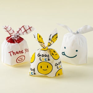 보자기 선물 봉투 10장 세트 비닐 봉투 어린이집 유치원 구디백 간식