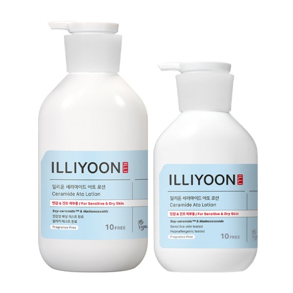 일리윤 바디로션 대용량 무향 세라마이드 아토 580ml+300ml