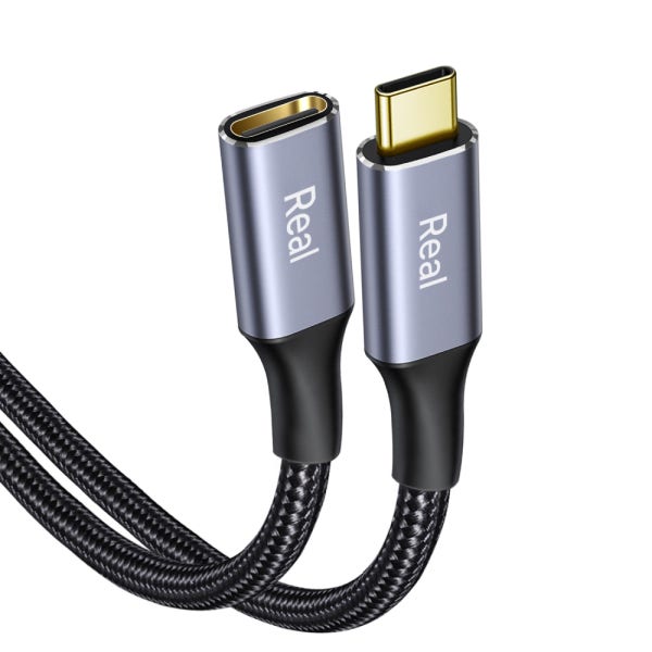 USB C타입 연장 케이블 0.2m GEN2 10G 100W 4K 영상 데이터 충전 연장선