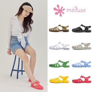 메듀즈 젤리슈즈 아쿠아슈즈 SUN 201 여성 여름 워터 샌들