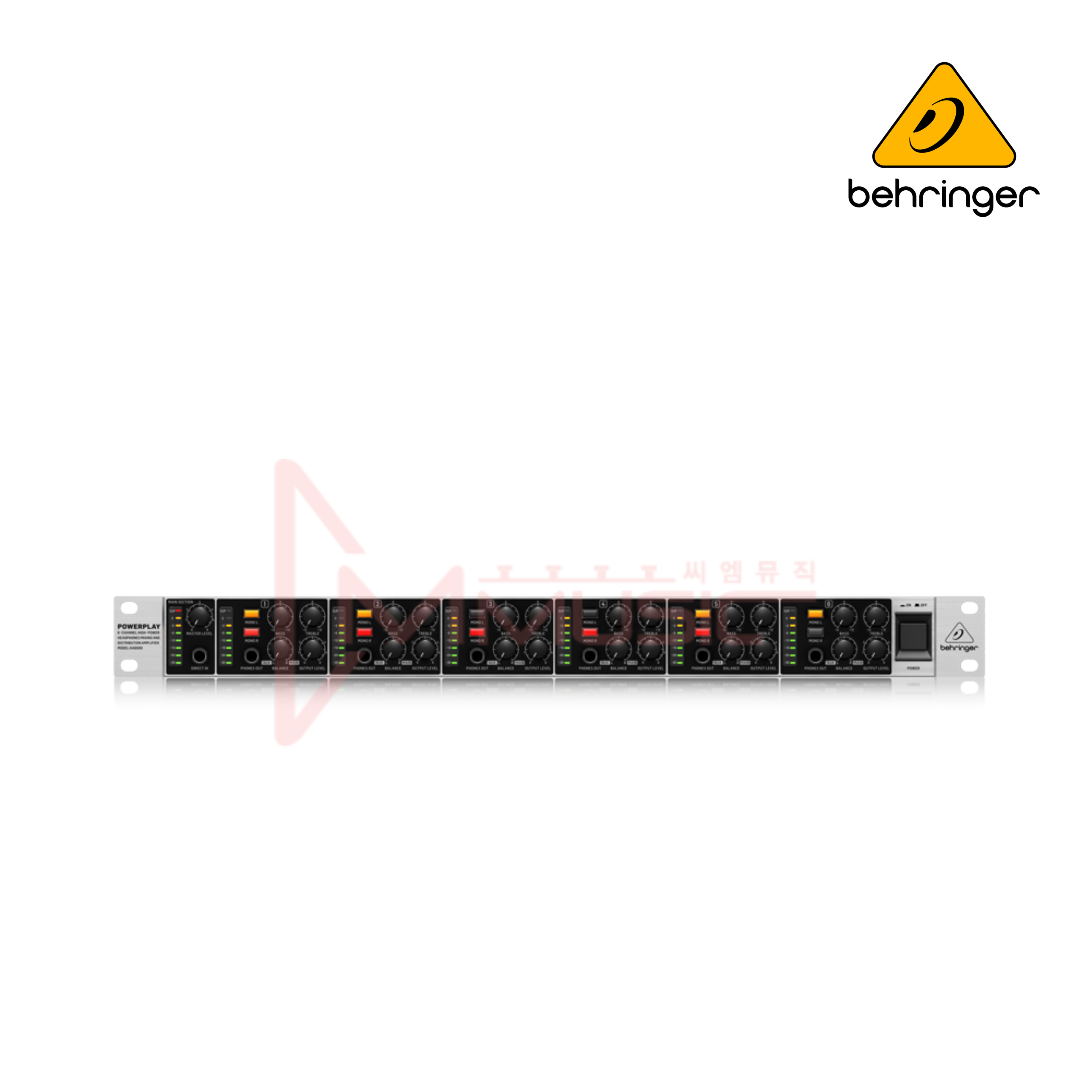 베링거 Behringer HA6000 6채널 고급 헤드폰 앰프