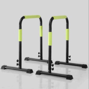 딥스프레스 홈트레이닝 베이스바 이퀄라이저바 미니 높이78cm (높이고정/블랙그린)