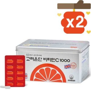 고려은단 비타민 C1000 1080mg x 600정 2박스