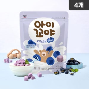 아이꼬야 요거트 큐브 블루베리 17g, 4개