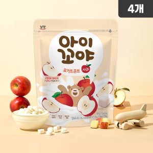 아이꼬야 요거트 큐브 사과 17g, 4개