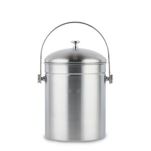 스텐 음식물쓰레기통 밀폐 냄새차단 봉투걸이 악취방지 부패방지