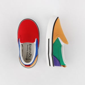 베이비솔 아기신발 유아 신발 키즈 운동화 여아 남아 슬립온 컬러이즈