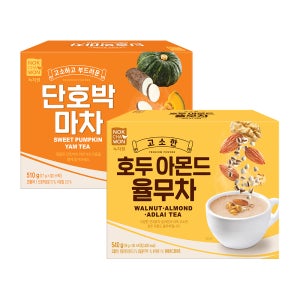 녹차원 호두아몬드율무차 30스틱+단호박마차 30스틱