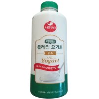 서울우유 더 진한 플레인 요거트 순수 무가당 915ml 5병